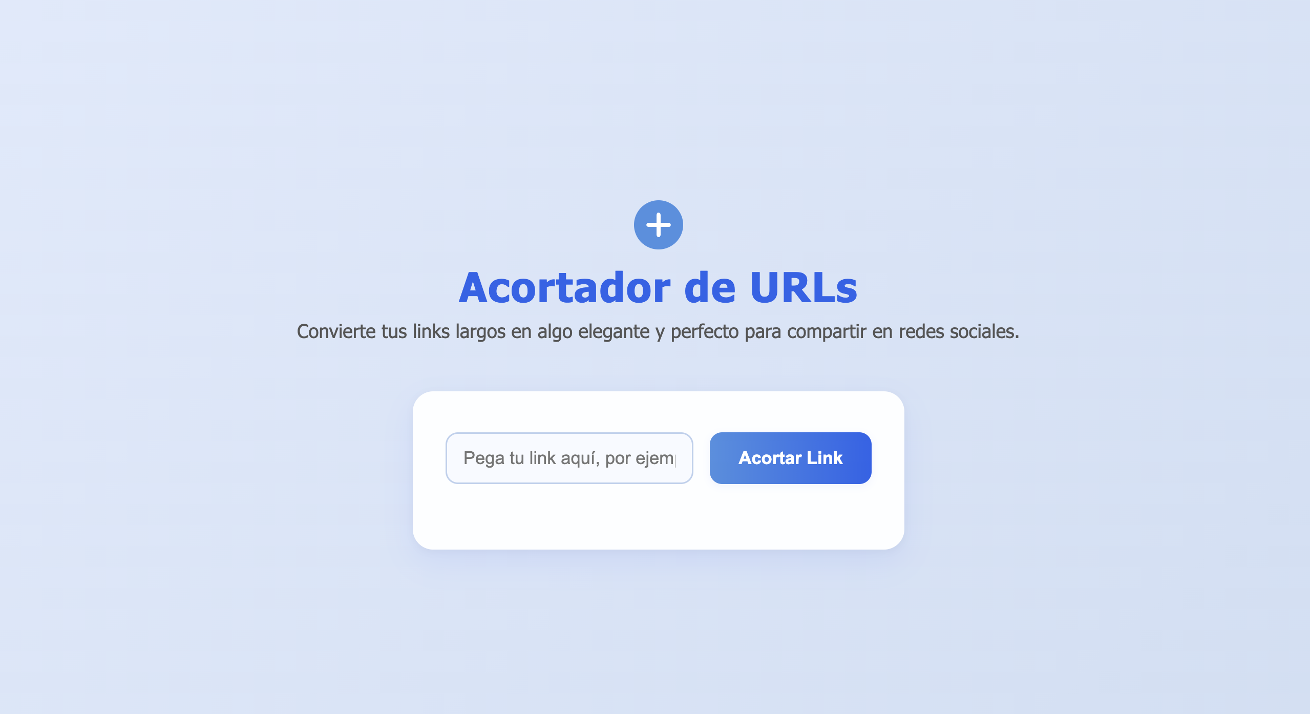 Acortador de URL