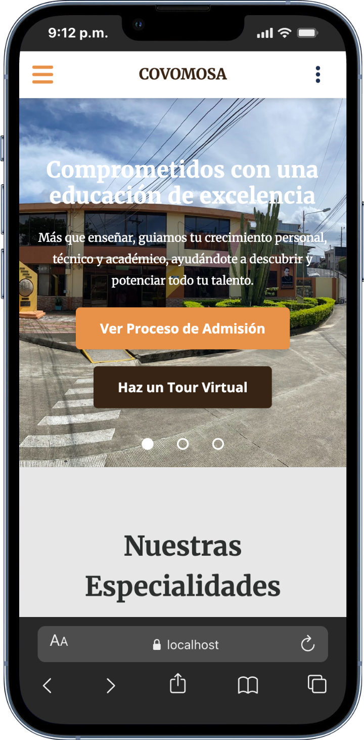 Página Escolar Dinámica