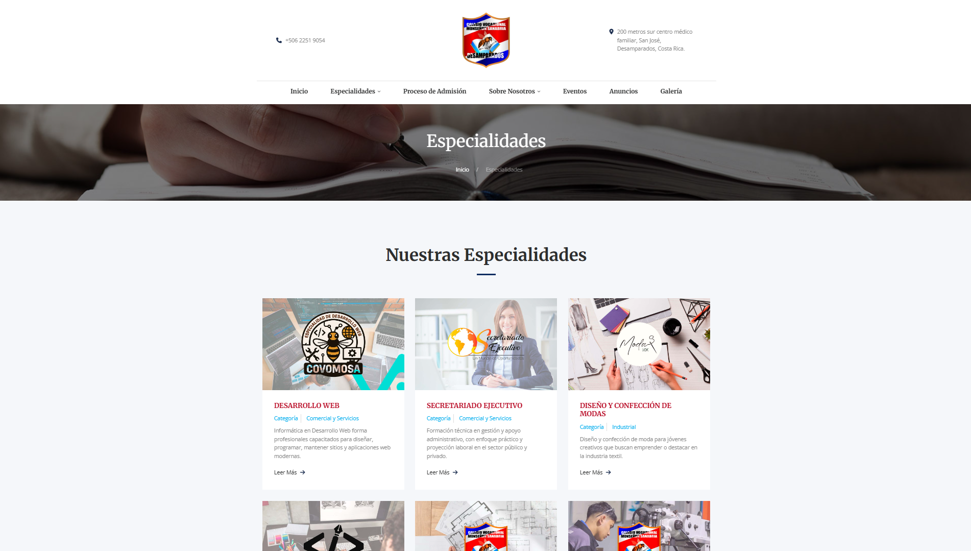 Página Escolar Dinámica