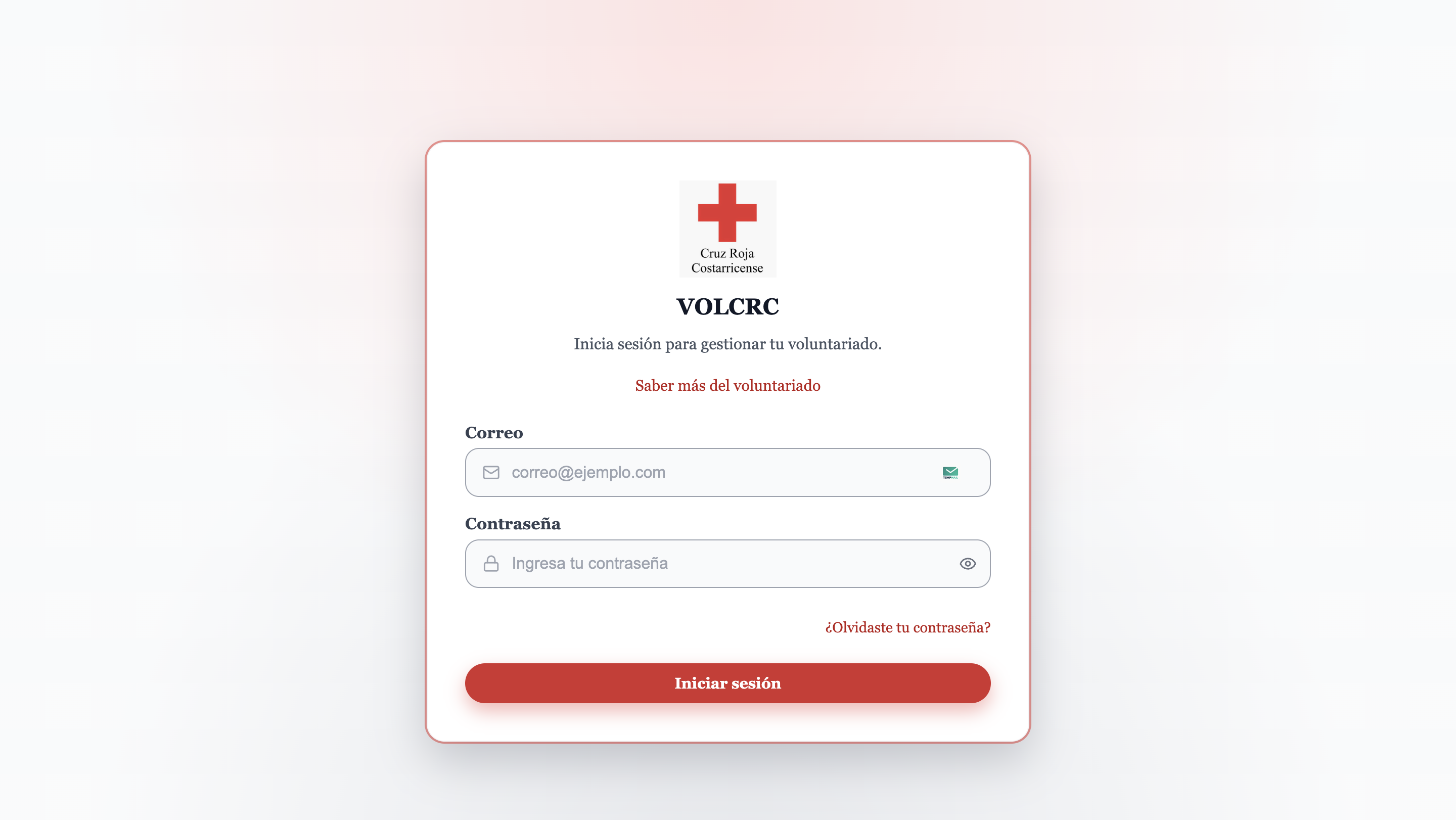 VOLCRC Cruz Roja Costarricense